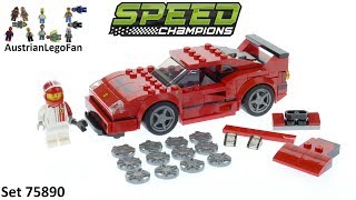 Lego Speed Champions 75890 Ferrari F40 Competizione  Lego 75890 Speed Build [upl. by Engelhart]