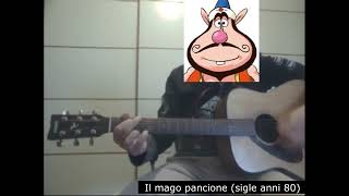 il mago pancione cover sigla cartone anni 80 accordi semplici per chitarra [upl. by Isabeau]