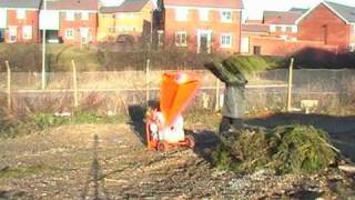 Timberwolf TW1375 gravity feed woodchipper [upl. by Ekaterina]