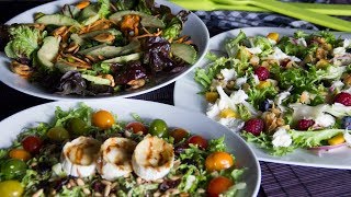 3 ideas de ensaladas ricas y saludables [upl. by Suivart923]