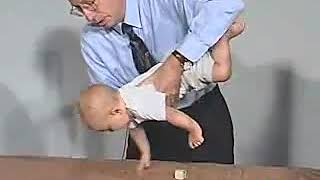 614  Postural Reflexes Parachute Reflex  6 Months  Infant Clinical ExaminationMRCP [upl. by Joris]