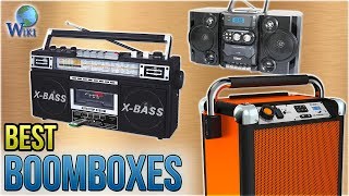 10 Best Boomboxes 2018 [upl. by Orrocos]