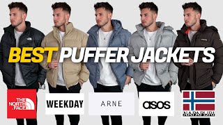 BEST Puffer Jackets Under £300  HUGE Mens Puffer Jacket Haul North Face Napapijri ARNE amp More [upl. by Julio]