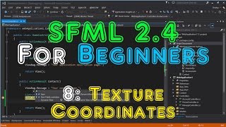 SFML 24 For Beginners  8 Texture Coordinates [upl. by Aliek704]