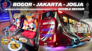 Rp 360000 DAPAT SERVICE SEPERTI INI‼️Trip JakartaJogja with Agra Mas Double Decker HQ003 [upl. by Utter]