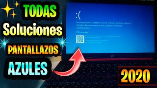 ⚡GUIA EPICA SOLUCIONES a PANTALLA AZUL en WINDOWS 10  TODOS los METODOS  2020 [upl. by Yecies]