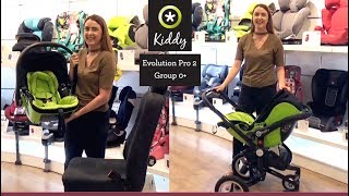 Kiddy Evolution Pro 2 Group 0 Car Seat Installation Demo  Direct2Mum [upl. by Sifan590]