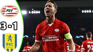 PSV Eindhoven vs RKC Waalwijk 11 Highlights  Eredivisie 2024 Efootball Game Play [upl. by Natsrik573]