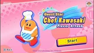 Kirby Star Allies Playthrough Part 35 EXTRA 30  Guest Star Chef Kawasaki [upl. by Ocirderf]