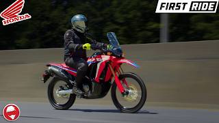 2024 Honda CRF300L Rally  First Ride [upl. by Enelyaj]