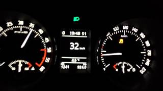 Skoda Superb II 20 TDI 140 HP DSG Acceleration 0100 kmh [upl. by Hermione]