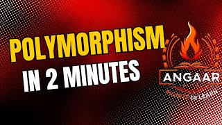 Polymorphism Overview  2 Minute OOPS [upl. by Ellen610]