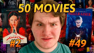 So I Watched 50 Horror Movies This Year [upl. by Noside121]