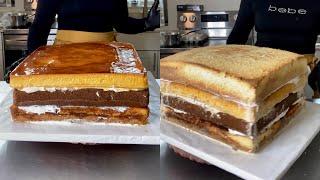 RECETA DE FLAN PARA EL PASTEL 4 EN 1 Pasteles La MoreliAna [upl. by Polad139]