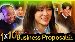 ShinHaris dare planned amp executed 사내맞선 Business Proposal Episode 10 Reaction [upl. by Ardnasil]