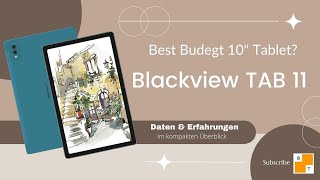 Blackview TAB11 Tablet Deutsch Test [upl. by Lochner598]