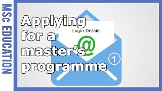 How to apply for a master’s programme  WURtube [upl. by Enelahs91]