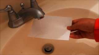 How To WaterProof Paper [upl. by Ogata]