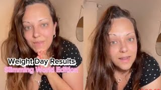 Weigh day result  Slimming world edition [upl. by Dreda]