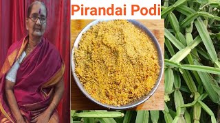 Homemade Pirandai Podi in Tamil by Kanaka paati [upl. by Arri]