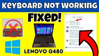 Lenovo G480 Keyboard Not Working  keyboard keys working as shortcuts [upl. by Wivestad685]