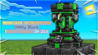 Using Generators To Become A Billionaire  Minecraft Skyblock  PvPWars [upl. by Gearard]