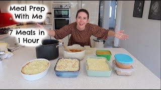 ULTIMATE FAMILY FOOD PREP  COOKING 7 MEALS IN 1 HOUR  KERRY WHELPDALE [upl. by Dotti144]