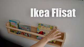 Ikea Flisat wooden wall storage [upl. by Einnal]