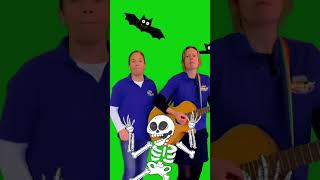 We’re Doing the Skeleton Dance Dem Bones kids halloween halloweensong skeleton [upl. by Tippets205]