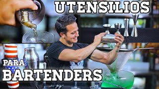 UTENSILIOS PARA BARTENDER  TODO LO QUE NECESITAS PARA TUS COCKTAILS [upl. by Emerej483]