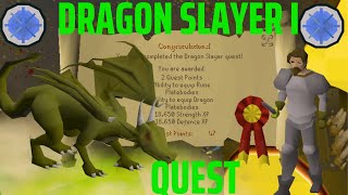 OSRS GUIA DRAGON SLAYER I QUEST OLD SCHOOL RUNESCAPE [upl. by Samot]