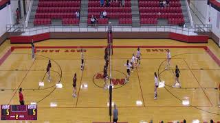 Mineral Wells High vs Pantego Christian Academy Girls Varsity Volleyball [upl. by Strohl2]