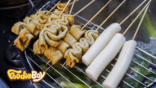 어묵 물떡 세트  Fish Cake and Rice Cake  Korean Street Food  부산 반여동 87 떡볶이 amp 닭발 [upl. by Ettigdirb]