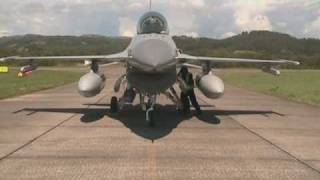 F16 AM Startup and takeoff [upl. by Lisle]