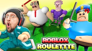 Roblox Barrys Prison Run From Grumpy Gran All the Best Games in 1 FGTeeV Roulette [upl. by Huxley630]