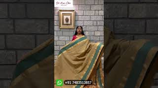 Kanchipuram cotton silk sarees [upl. by Lattimer]