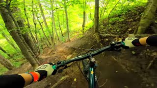 surviving this steep mountain bike trail [upl. by Ymij997]