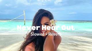 Never Hear Out Slowed  Reverb Jordan Sandhu  Black Lofis  2024 [upl. by Alyosha]