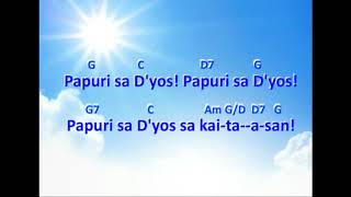 PAPURI SA DYOS Hontiveros WITH CHORDS AND LYRICS [upl. by Aed]