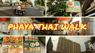 Bangkok Walking Tour From Phaya Thai BTS to Ratchathewi 2021 [upl. by Collis]