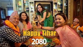 Tihar Bhai Tika Ceremony 20802023 Happy Tihar [upl. by Azenav]