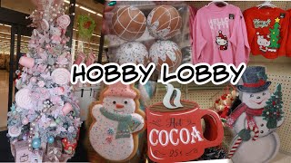 HOBBY LOBBY CHRISTMAS 2024 [upl. by Chrotoem441]