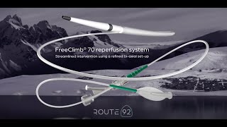 FreeClimb 70 reperfusion system with Tenzing 7 training video [upl. by Essy326]