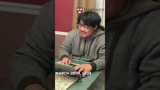 College Decision Reaction 2024  Harvard University [upl. by Oeramed]