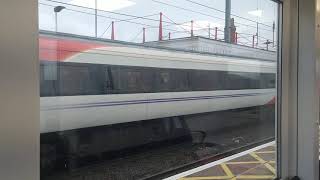 LNER 225 Arriving And Departing Newark Northgate [upl. by Celestina]