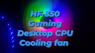 HF350 cpu coolerRGB cooling fan under 1000tkLow price cooling fan in 2024 [upl. by Jarrad]