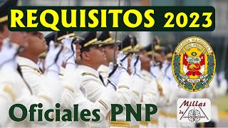 👮‍♂️ REQUISITOS PNP 2023 Admisión EO [upl. by Sheila]