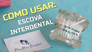 77 COMO USAR Escova Interdental [upl. by Uol]