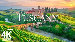 Tuscany 4K  Exploring the Rolling Hills and Timeless Beauty of the Italian Countryside [upl. by Nednarb]