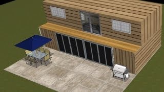 Shipping container house design project 2 [upl. by Mutat]